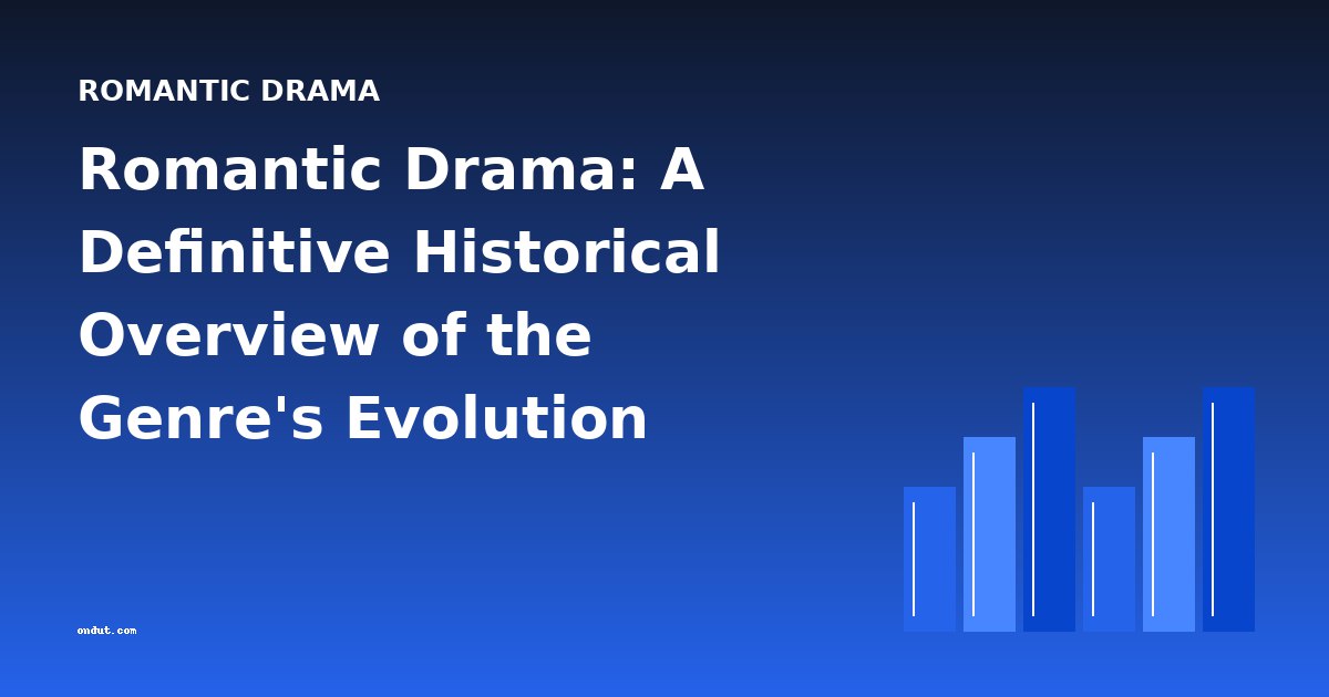 Romantic Drama: A Definitive Historical Overview of the Genre's Evolution