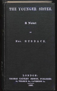 Cover of The Younger Sister: A Novel, Volumes 1-3 — Inside the Classic