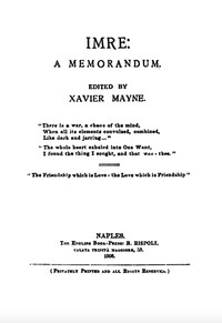 Cover of Imre: A Memorandum — Inside the Classic
