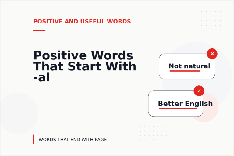 Positive Words That Start With -al Positive Words That Start With -al