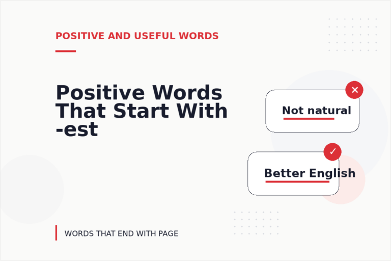 Positive Words That Start With -est Positive Words That Start With -est
