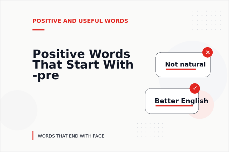 Positive Words That Start With -pre Positive Words That Start With -pre