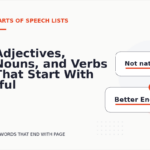 Adjectives, Nouns, and Verbs That Start With -ful